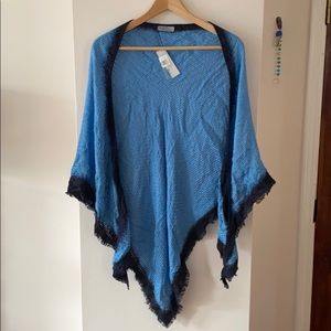 NWT Bajra Hand-woven Blue Scarf